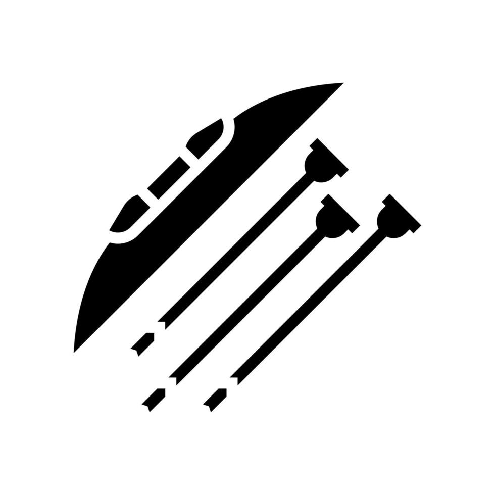 rosett leksak glyf ikon vektor illustration