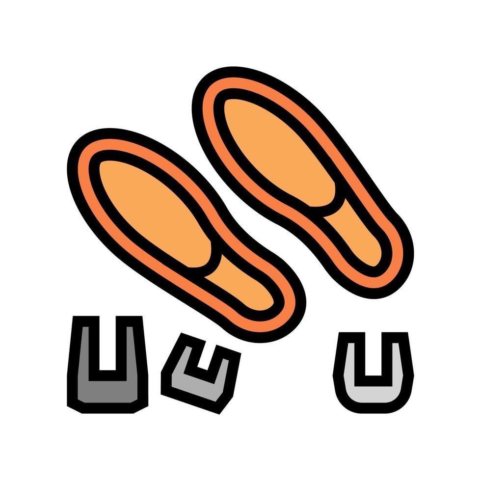 Naturkautschuk-Elastomer-Farbsymbol-Vektorillustration vektor