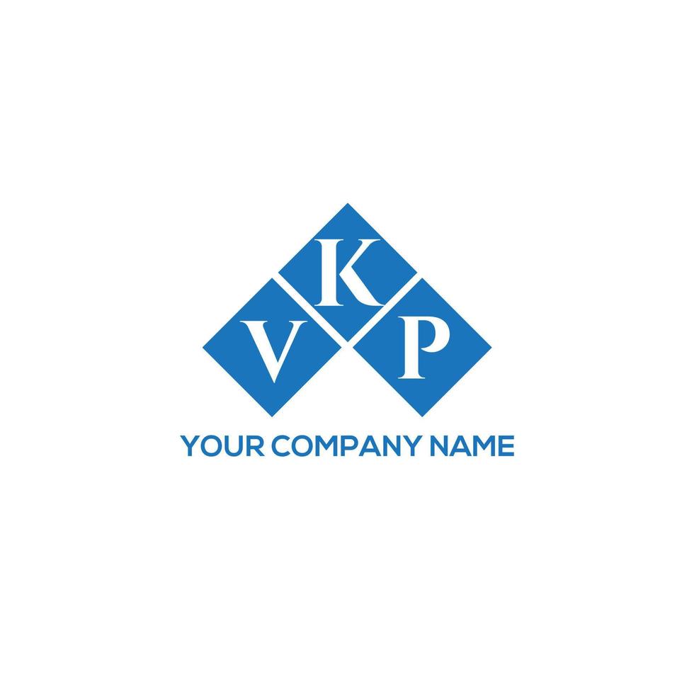 vkp-Brief-Logo-Design auf weißem Hintergrund. vkp kreatives Initialen-Buchstaben-Logo-Konzept. vkp Briefgestaltung. vektor