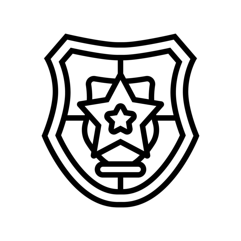 Trophäe Belohnung Linie Symbol Vektor Illustration