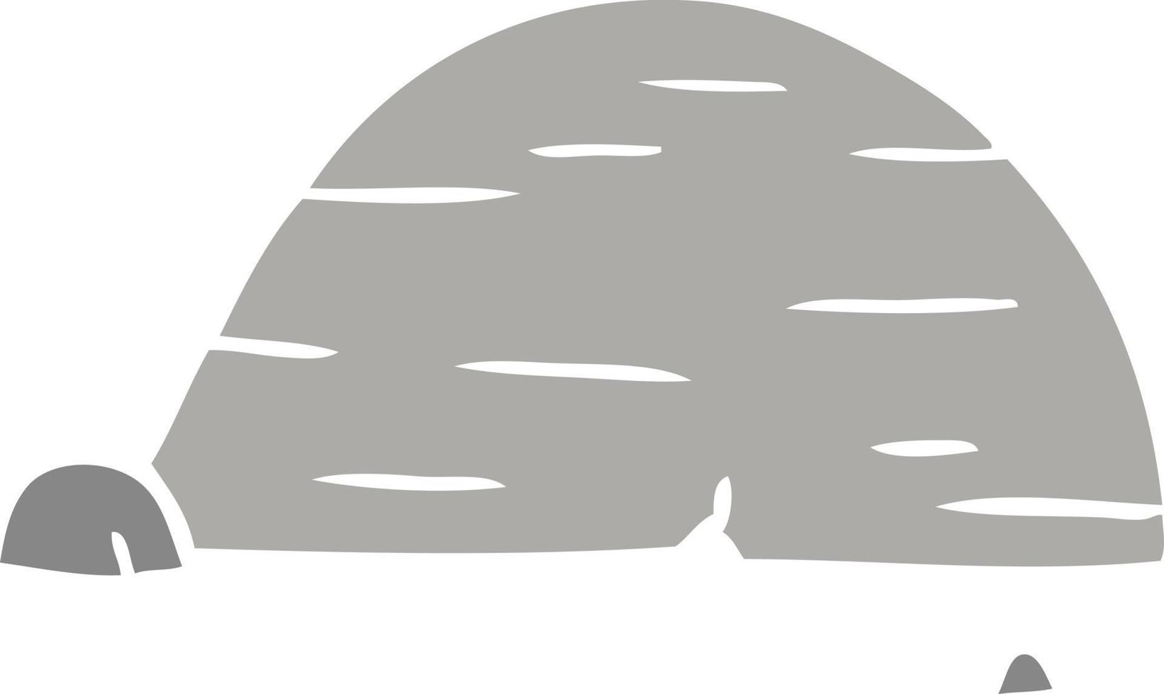 tecknad doodle av grå sten stenblock vektor
