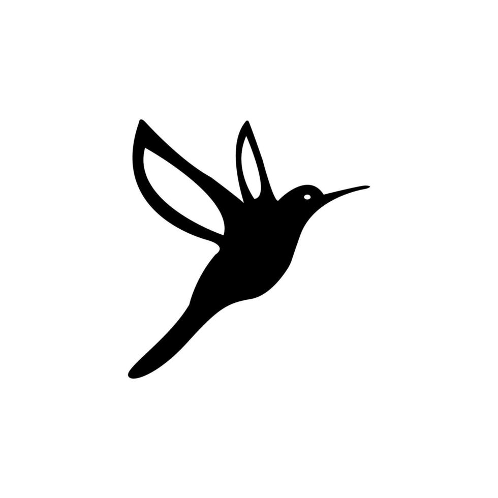 Vogel-Symbol-Illustrationsvektor vektor