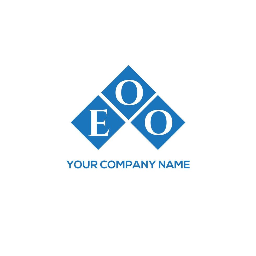 Eoo-Brief-Logo-Design auf weißem Hintergrund. eoo kreative Initialen schreiben Logo-Konzept. eoo Briefgestaltung. vektor