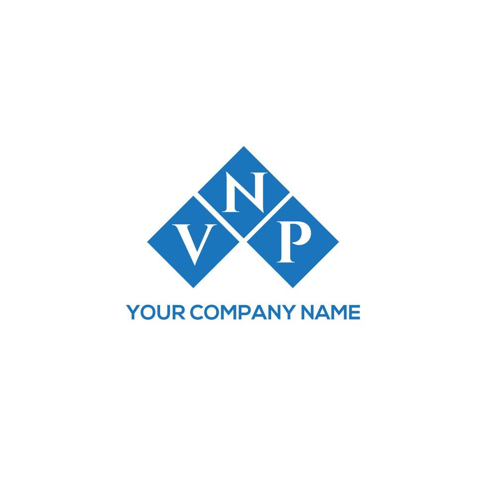 vnp-Brief-Logo-Design auf weißem Hintergrund. vnp kreatives Initialen-Brief-Logo-Konzept. vnp Briefgestaltung. vektor