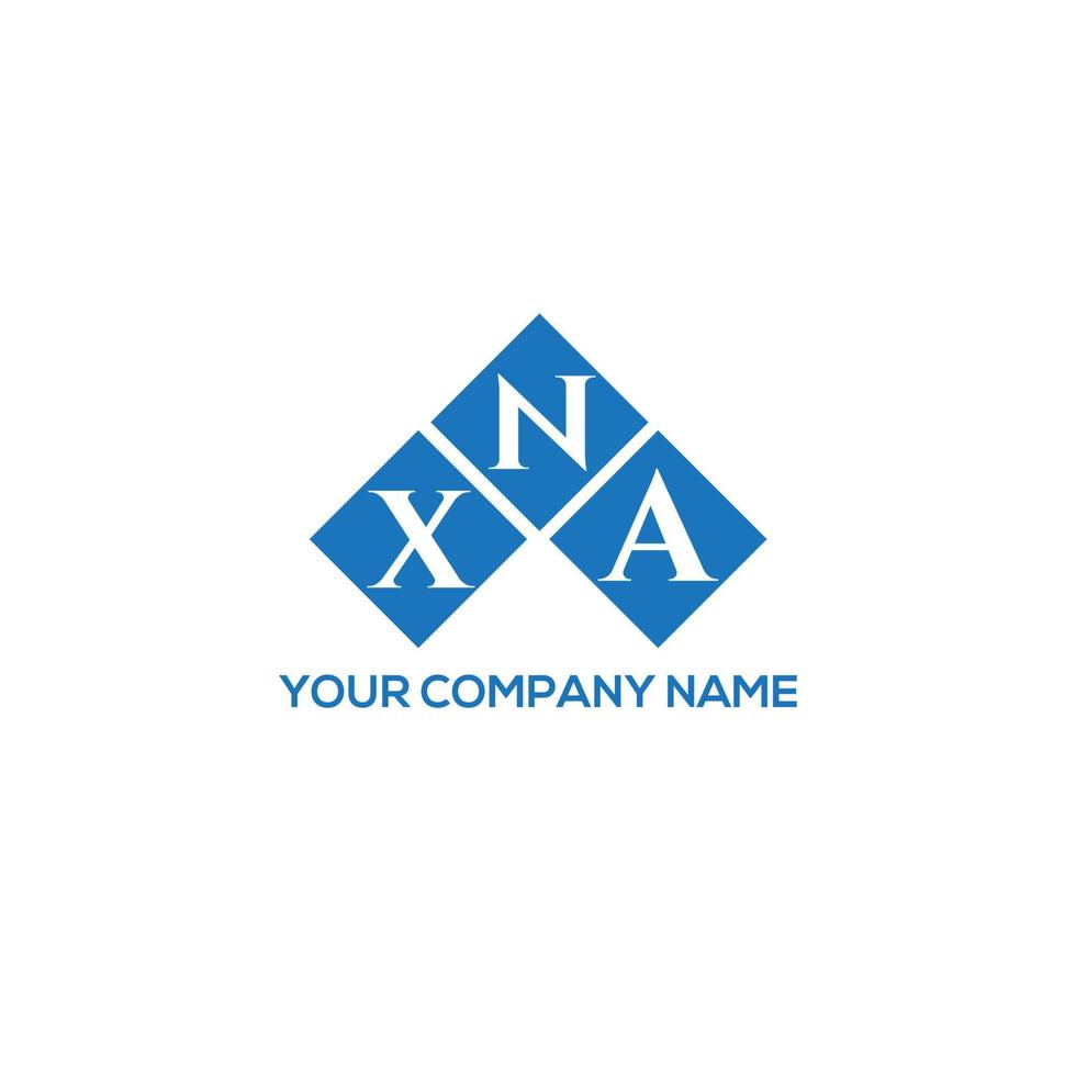 xna brev logotyp design på vit bakgrund. xna kreativa initialer brev logotyp koncept. xna bokstavsdesign. vektor