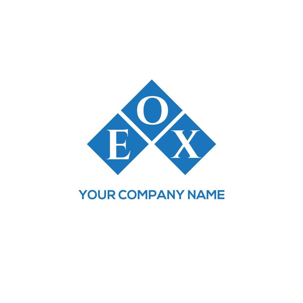 eox brev logotyp design på vit bakgrund. eox kreativa initialer brev logotyp koncept. eox bokstavsdesign. vektor
