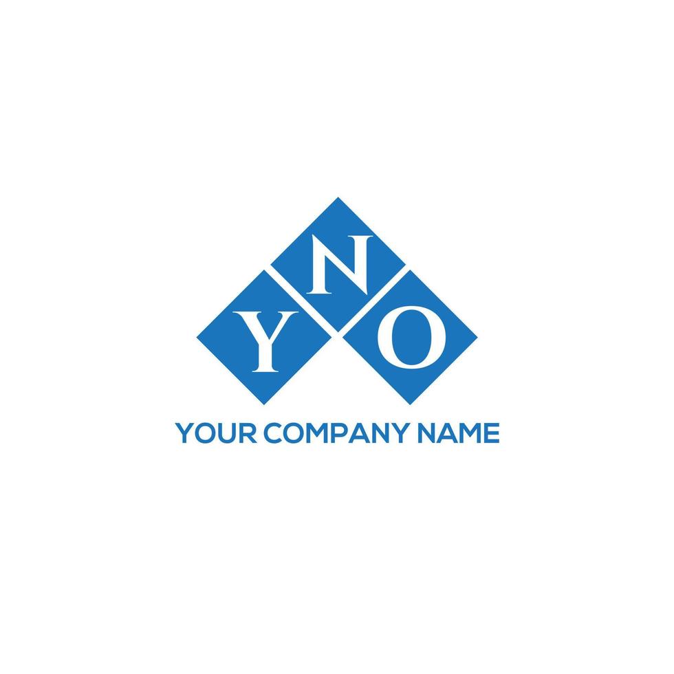 yno kreativa initialer brev logotyp koncept. yno letter design.yno letter logotyp design på vit bakgrund. yno kreativa initialer brev logotyp koncept. yno bokstavsdesign. vektor