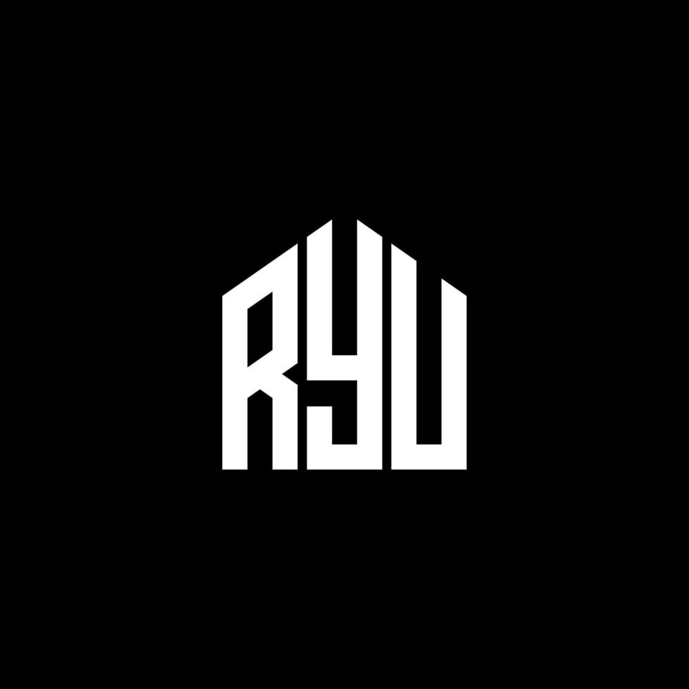 rxu-Buchstaben-Design. rxu-Buchstaben-Logo-Design auf schwarzem Hintergrund. rxu kreative Initialen schreiben Logo-Konzept. rxu-Buchstaben-Design. rxu-Buchstaben-Logo-Design auf schwarzem Hintergrund. r vektor