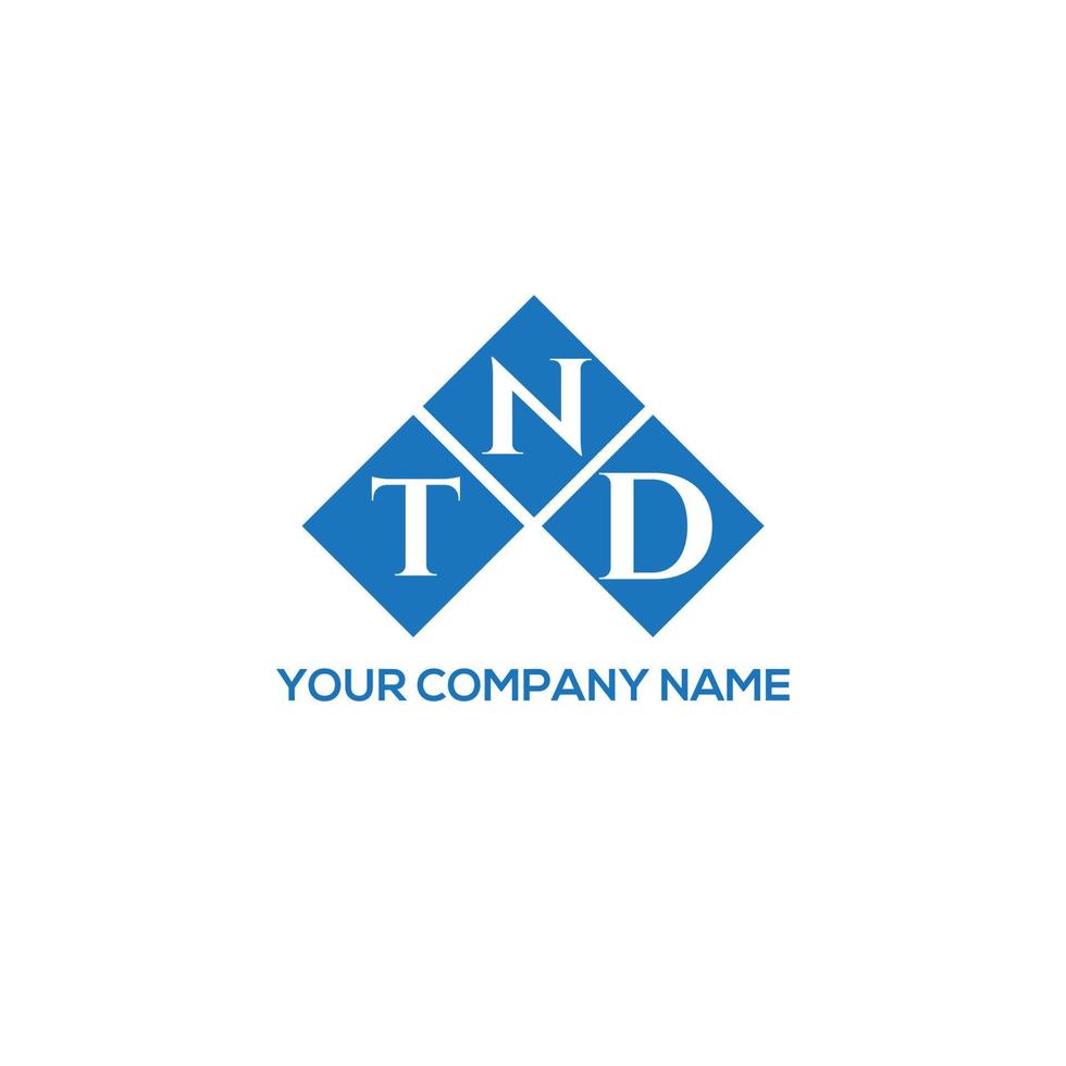 tnd brev logotyp design på vit bakgrund. tnd kreativa initialer brev logotyp koncept. tnd bokstavsdesign. vektor