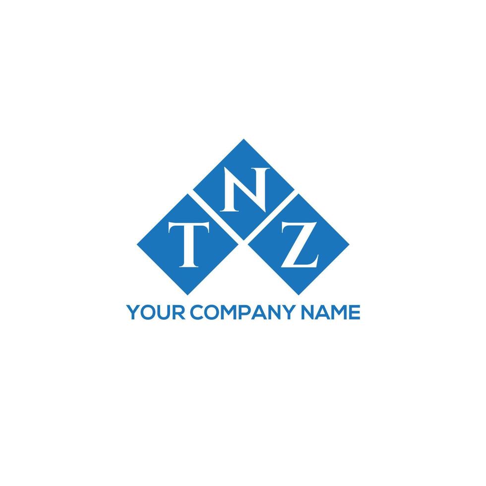 tnz brev logotyp design på vit bakgrund. tnz kreativa initialer brev logotyp koncept. tnz bokstavsdesign. vektor