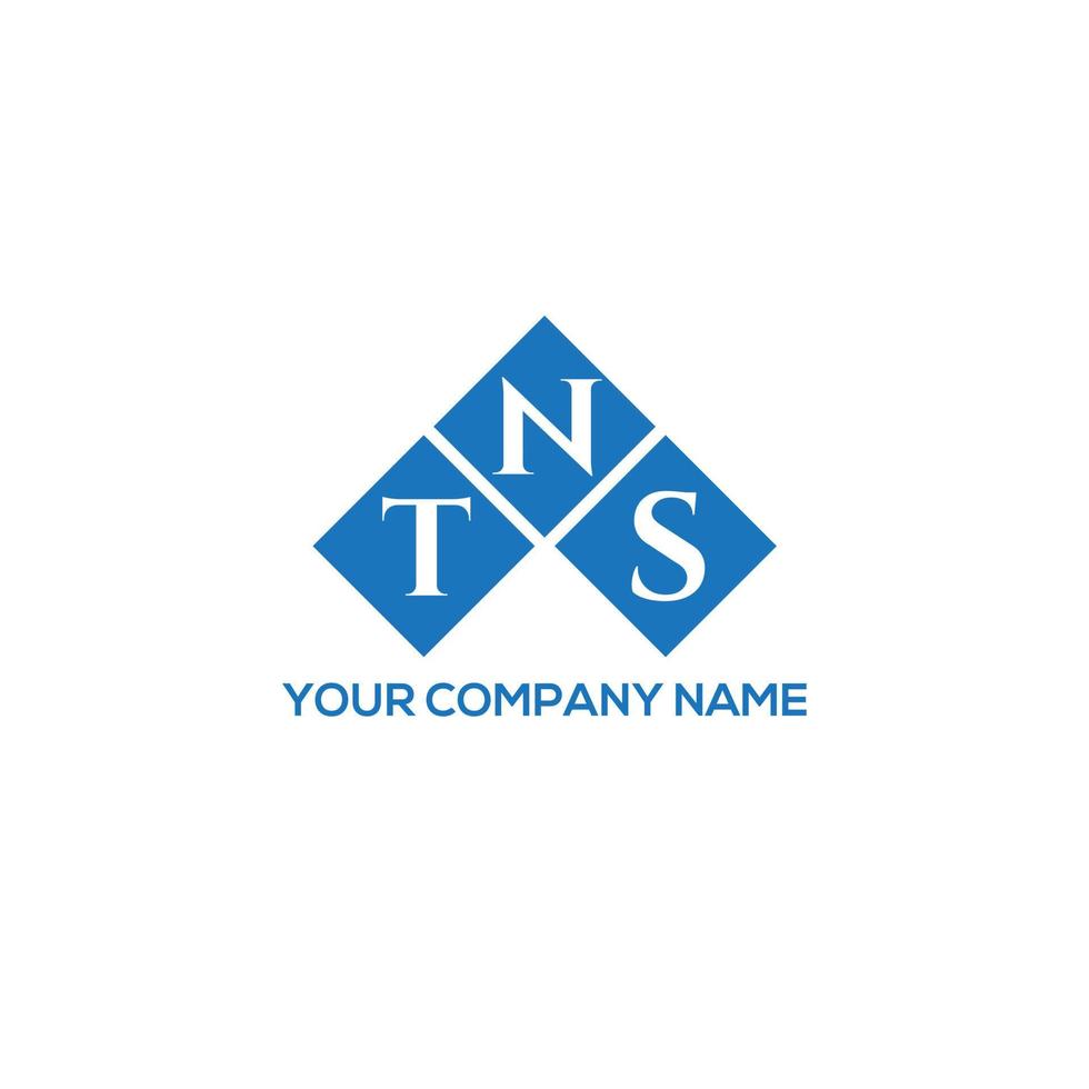 tns brev logotyp design på vit bakgrund. tns kreativa initialer brev logotyp koncept. tns bokstavsdesign. vektor