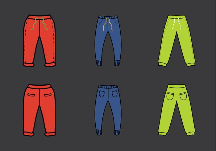 Gratis Sweatpants Vector Illustration