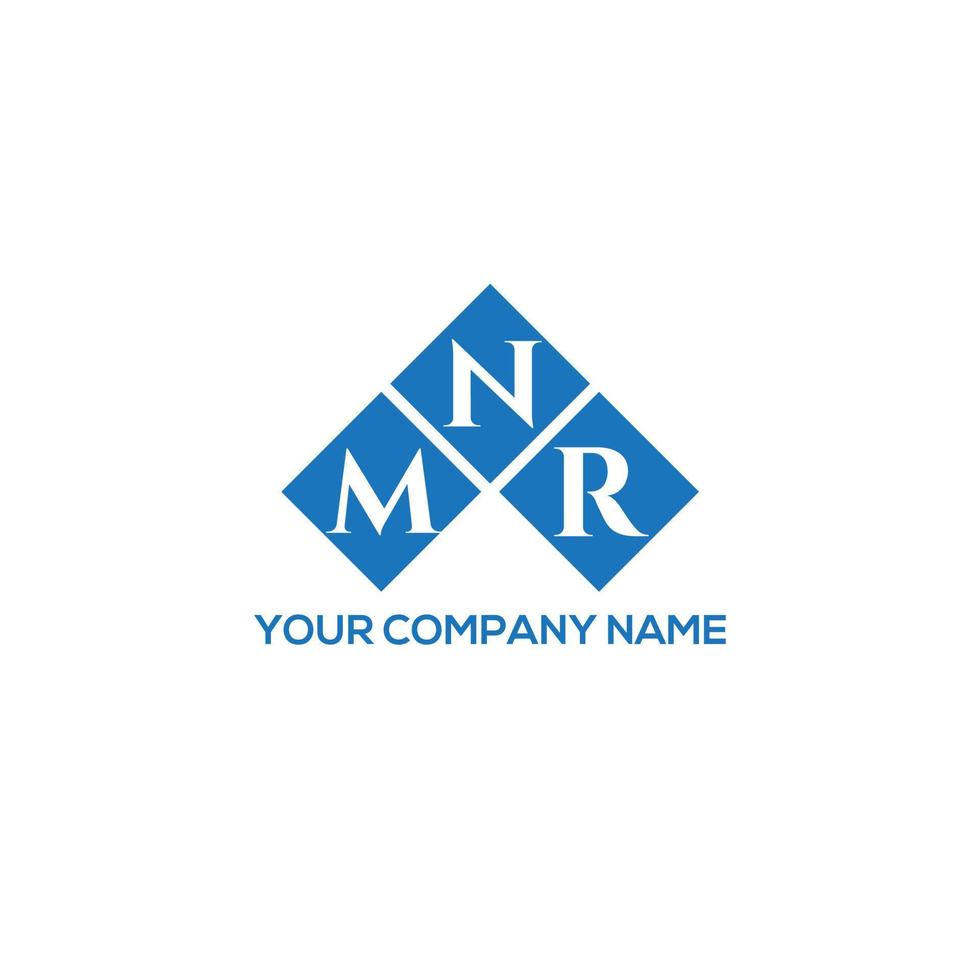 MNR-Brief-Logo-Design auf weißem Hintergrund. mnr kreatives Initialen-Buchstaben-Logo-Konzept. mnr Briefgestaltung. vektor