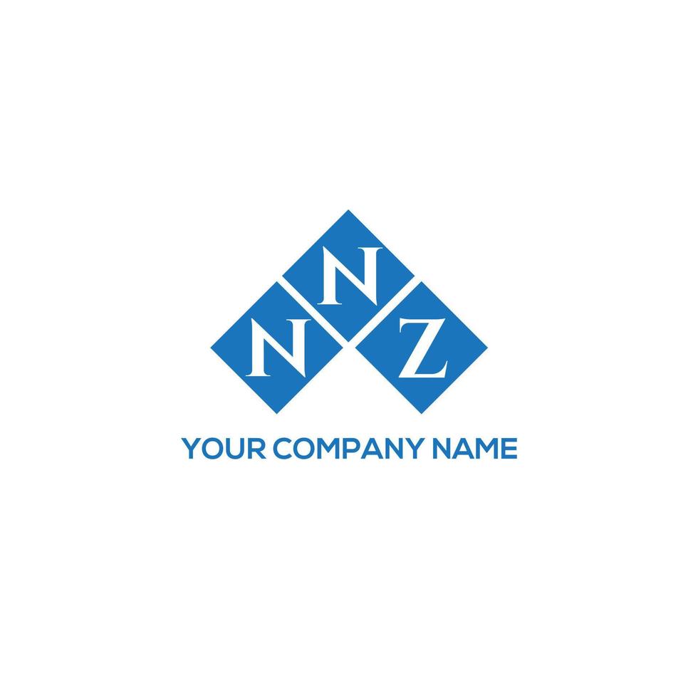 NNZ-Brief-Logo-Design auf weißem Hintergrund. nnz kreatives Initialen-Buchstaben-Logo-Konzept. nnz Briefgestaltung. vektor