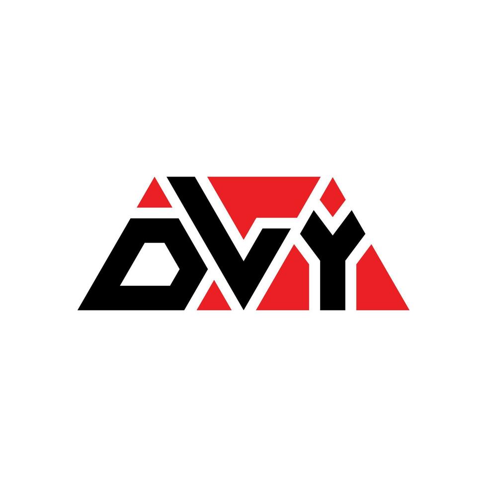 dly Dreiecksbuchstaben-Logo-Design mit Dreiecksform. dly-Dreieck-Logo-Design-Monogramm. Dly-Dreieck-Vektor-Logo-Vorlage mit roter Farbe. dly dreieckiges Logo einfaches, elegantes und luxuriöses Logo. dly vektor