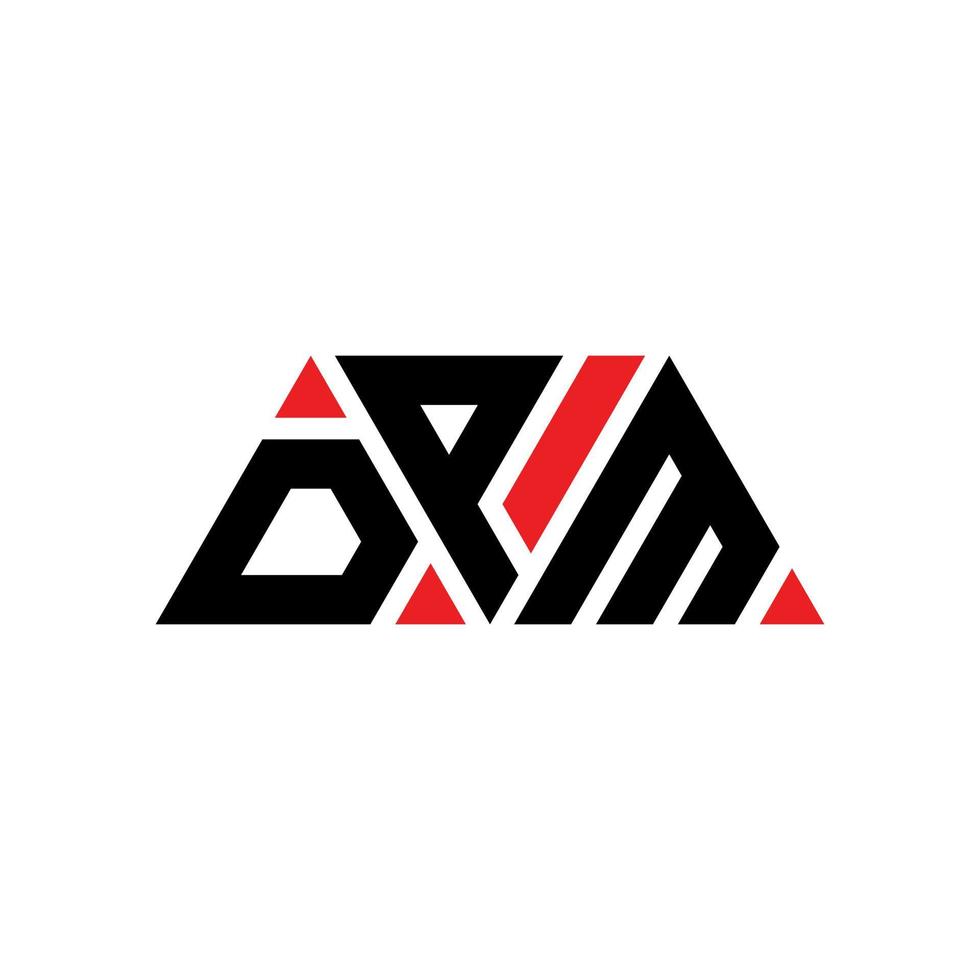 dpm-Dreieck-Buchstaben-Logo-Design mit Dreiecksform. DPM-Dreieck-Logo-Design-Monogramm. dpm-Dreieck-Vektor-Logo-Vorlage mit roter Farbe. dpm dreieckiges Logo einfaches, elegantes und luxuriöses Logo. dpm vektor