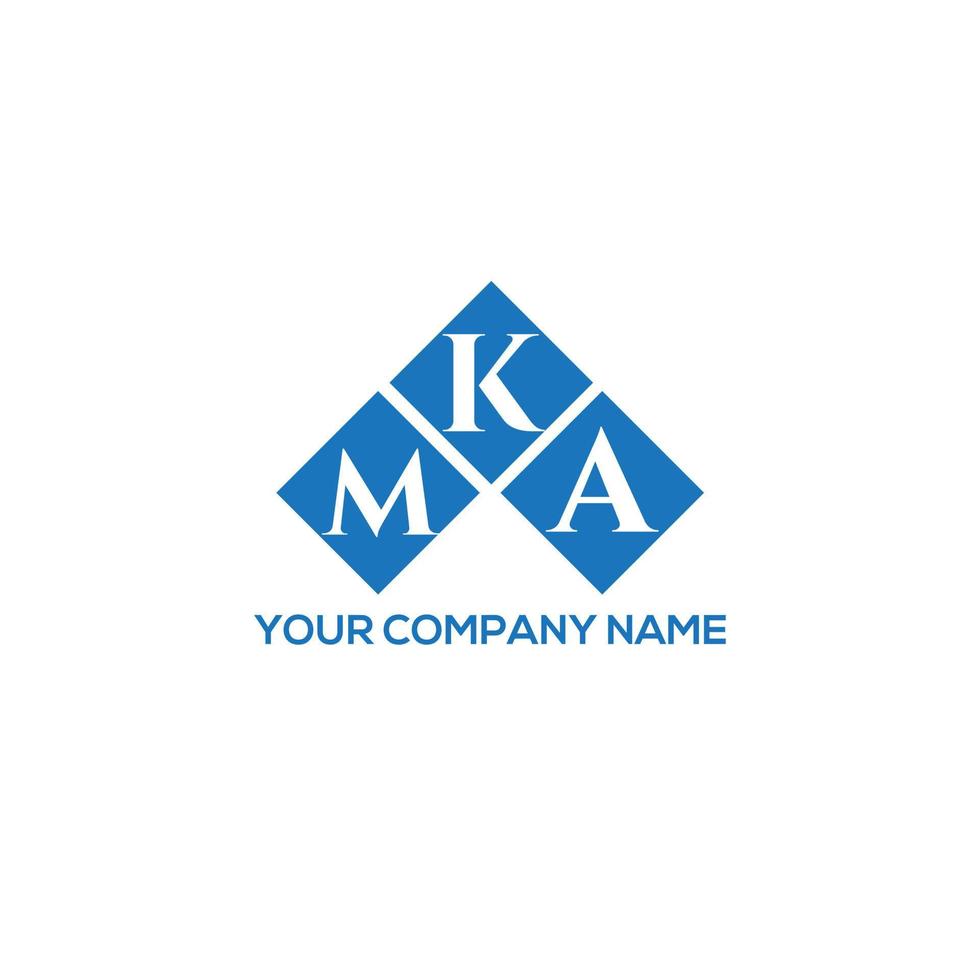 mka brev logotyp design på vit bakgrund. mka kreativa initialer bokstavslogotyp koncept. mka bokstavsdesign. vektor