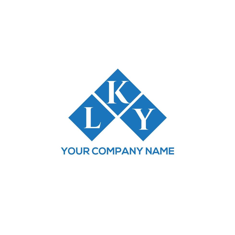 lky letter design.lky letter logo design på vit bakgrund. lky kreativa initialer bokstavslogotyp koncept. lky letter design.lky letter logo design på vit bakgrund. l vektor