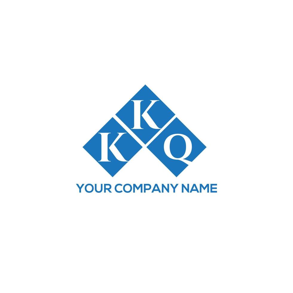 kkq-Buchstaben-Logo-Design auf weißem Hintergrund. kkq kreative Initialen schreiben Logo-Konzept. kkq-Buchstaben-Design. vektor