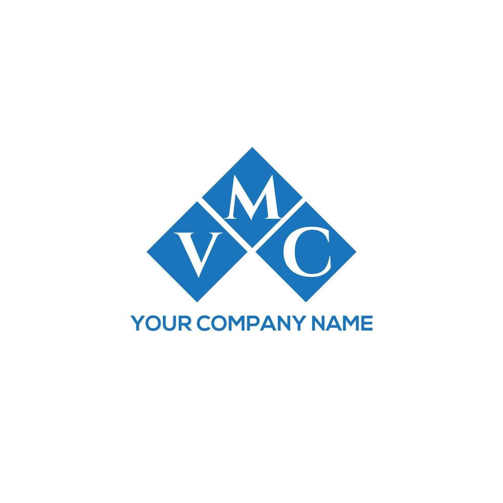 vmc brev logotyp design på vit bakgrund. vmc kreativa initialer bokstavslogotyp koncept. vmc bokstavsdesign. vektor