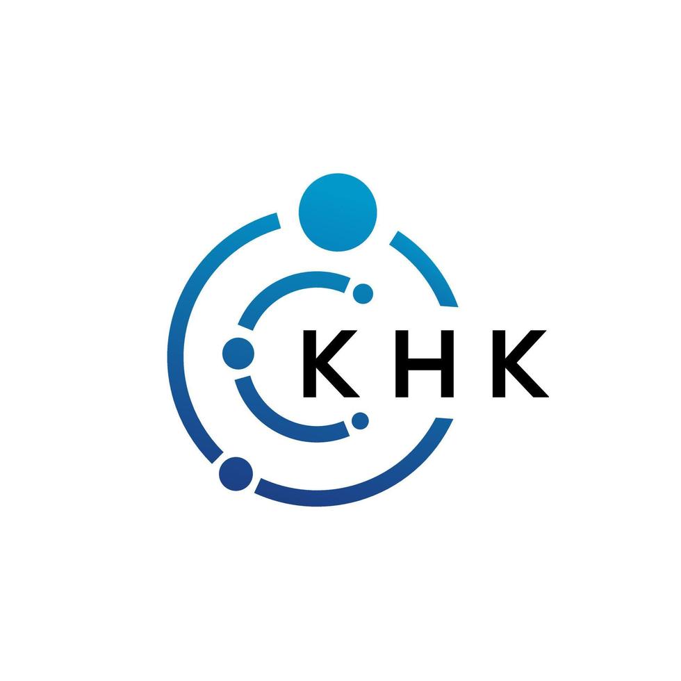 khk brev teknik logotyp design på vit bakgrund. khk kreativa initialer bokstaven det logotyp koncept. khk bokstavsdesign. vektor