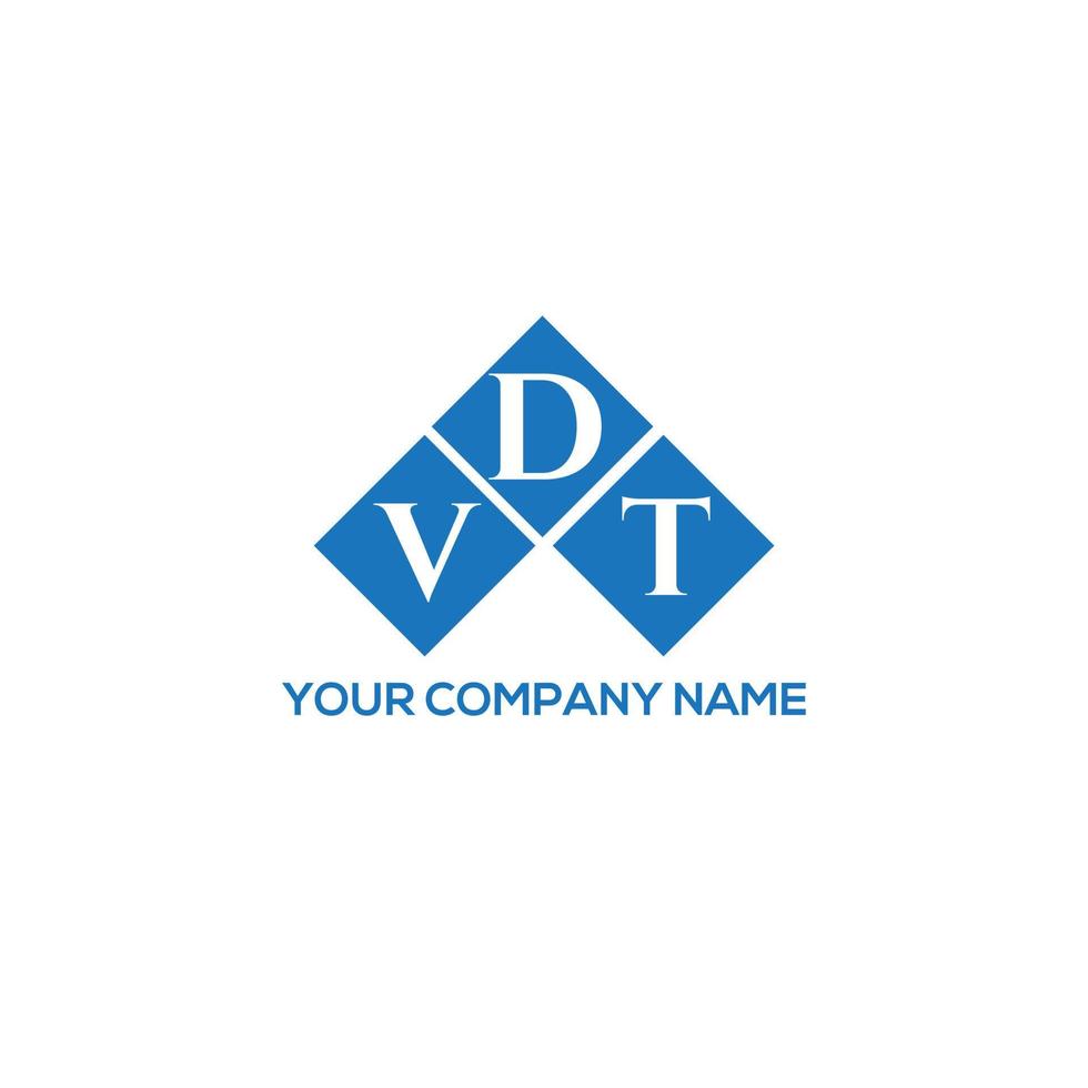 vdt brev logotyp design på vit bakgrund. vdt kreativa initialer brev logotyp koncept. vdt bokstavsdesign. vektor