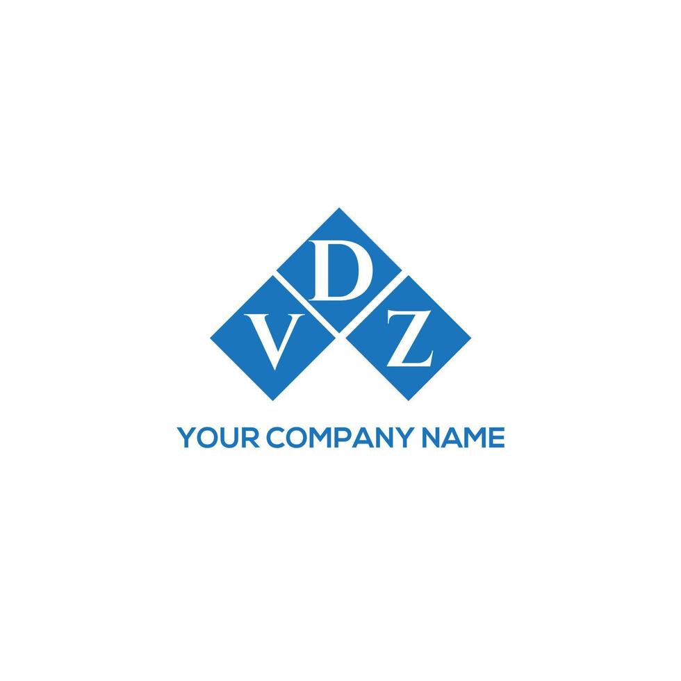 vdz brev logotyp design på vit bakgrund. vdz kreativa initialer brev logotyp koncept. vdz bokstavsdesign. vektor