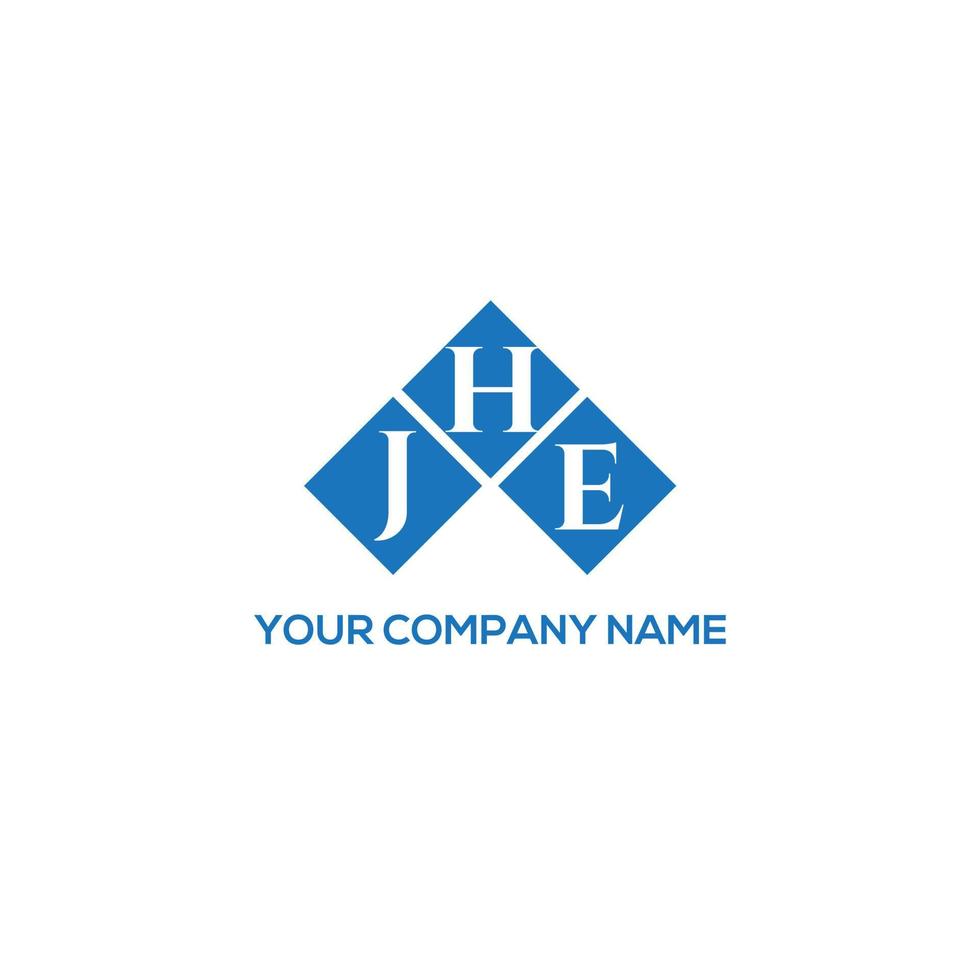 JHE-Brief-Logo-Design auf weißem Hintergrund. jhe kreatives Initialen-Buchstaben-Logo-Konzept. jhe Briefgestaltung. vektor