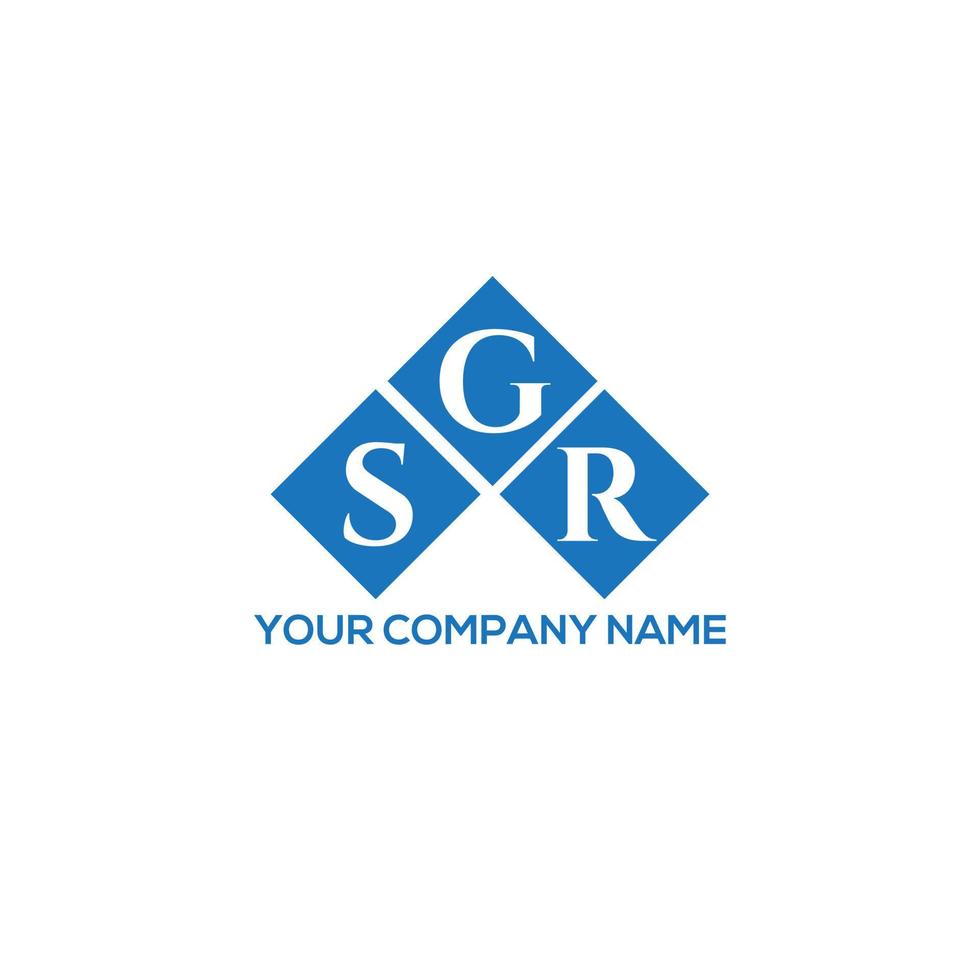 sgr kreativa initialer brev logotyp koncept. sgr letter design.sgr letter logotyp design på vit bakgrund. sgr kreativa initialer brev logotyp koncept. sgr bokstav design. vektor