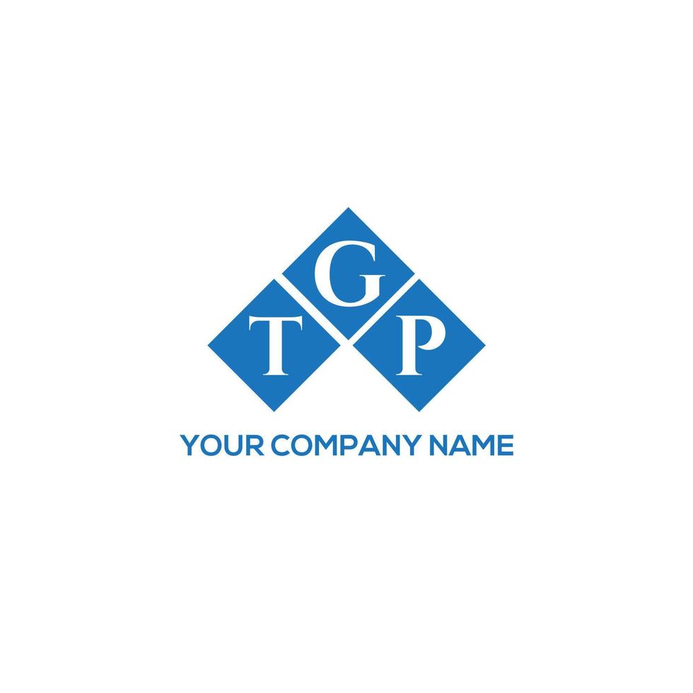 tgp brev logotyp design på vit bakgrund. tgp kreativa initialer brev logotyp koncept. tgp brev design. vektor