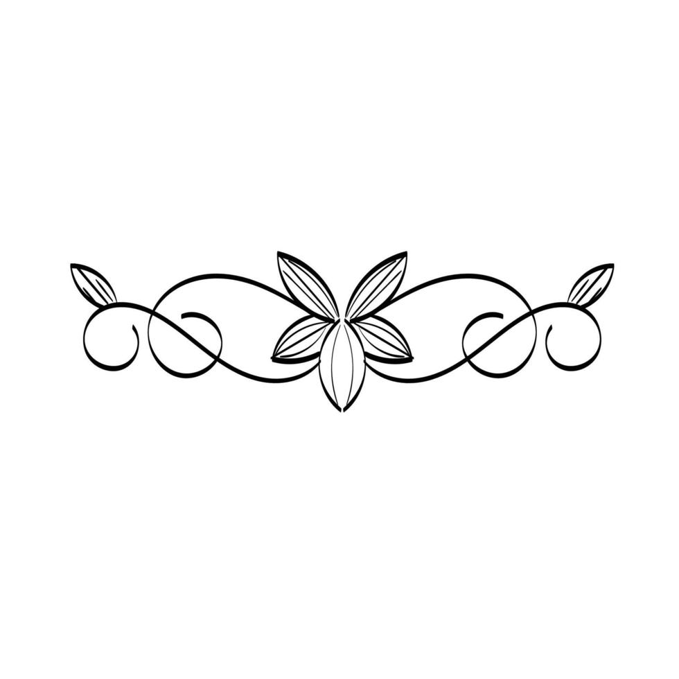 florale Dekorationselemente. Hochzeitsschmuck vektor