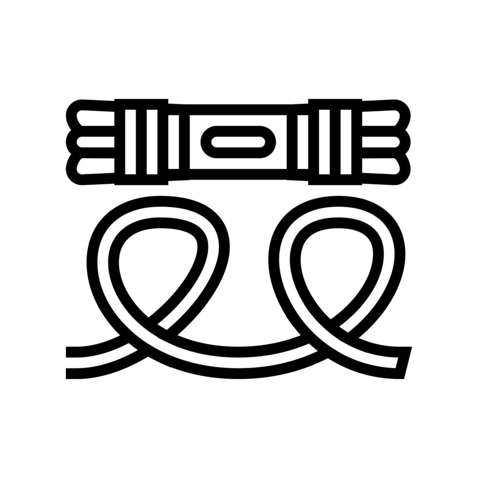 Threads Stricklinie Symbol Vektor Illustration