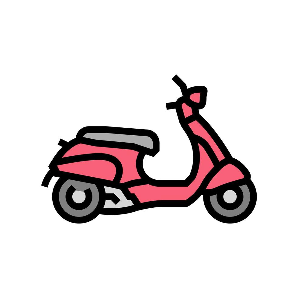 Roller Transport Farbsymbol Vektor Illustration