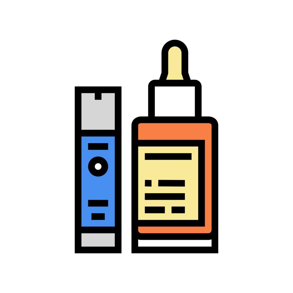 straffendes Serum Farbsymbol Vektor Illustration