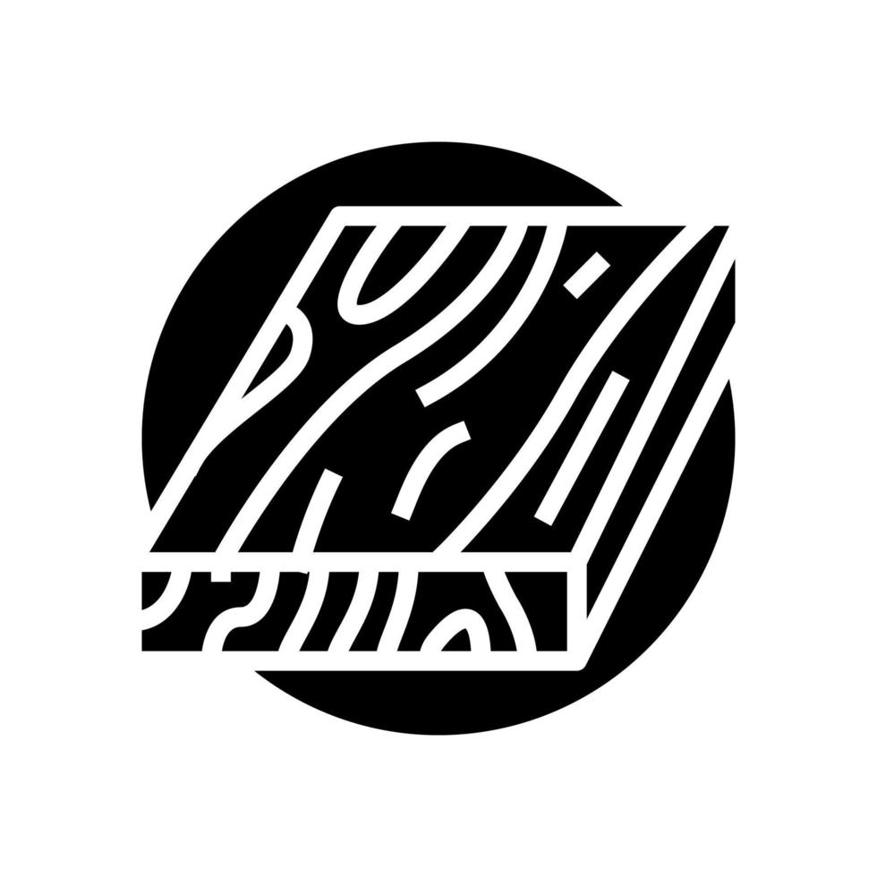 brett holzboden glyph symbol vektorillustration vektor