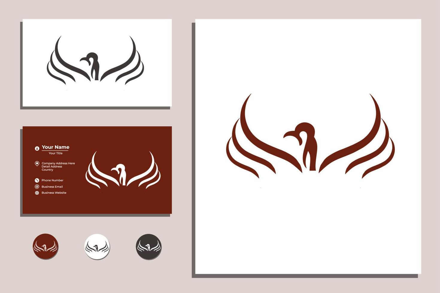 vektor eagle logotyp konst