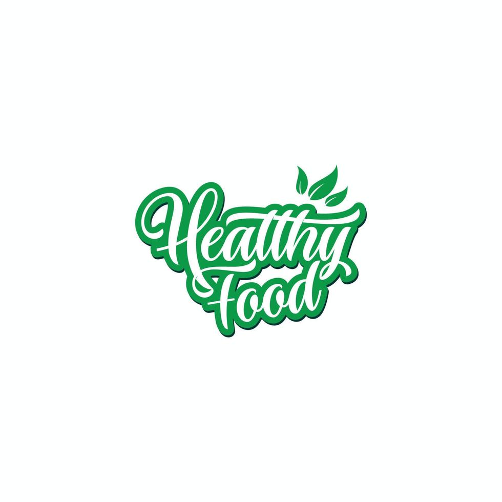 ekologisk logotyp. gröna och naturliga produktikoner. färsk mat och ekoproduktlogotyp, blad och vektordesignelement för varumärkesidentitet för hälsovård. vektor