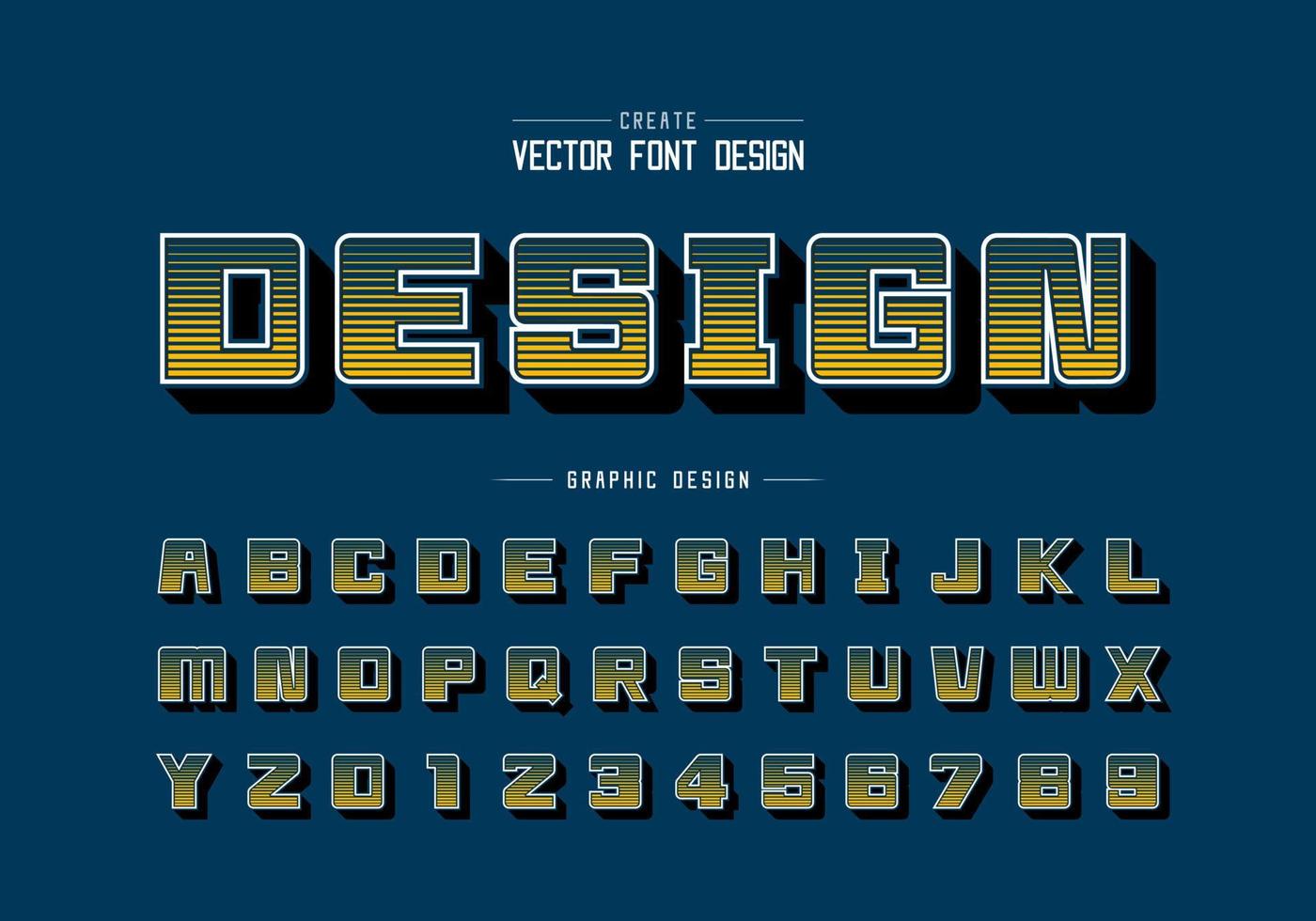 halbtonlinienschriftart und fetter alphabetvektor, digitaler quadratischer buchstaben- und zahlenentwurf vektor