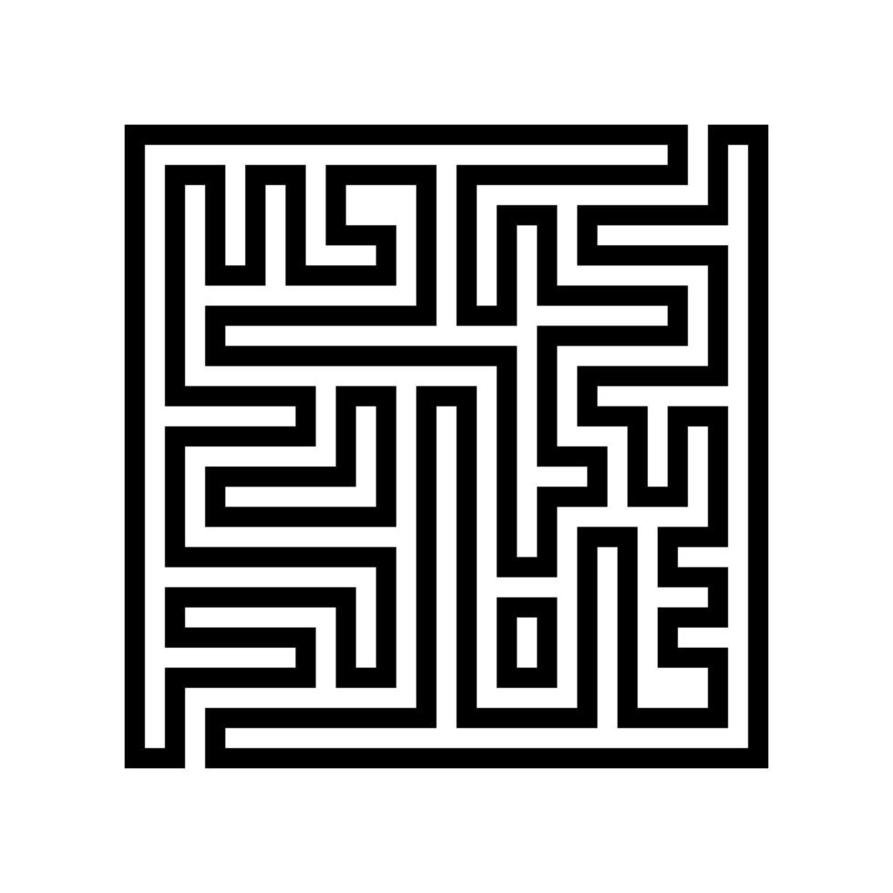 Labyrinth Labyrinth antikes Griechenland Symbol Leitung Vektor Illustration