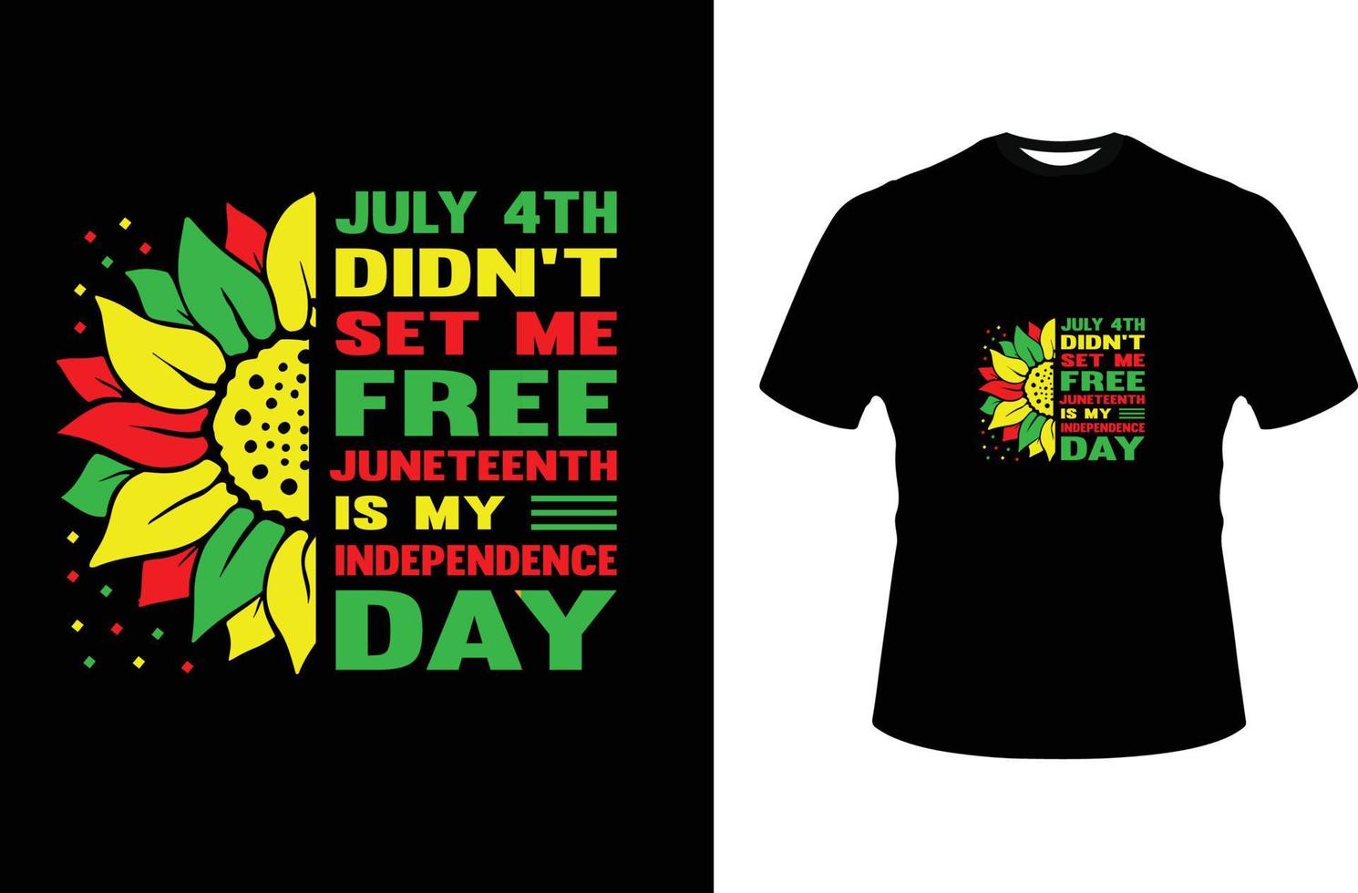 juneteenth t-shirt design vektor