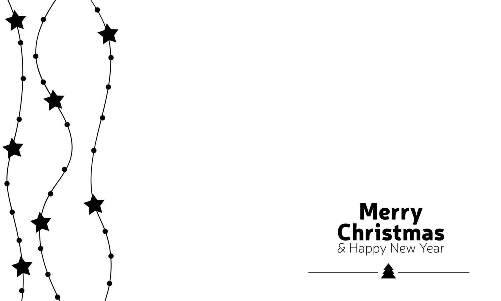 Weihnachtsschmuck. Weihnachtskarte. Vektor-Illustration. vektor