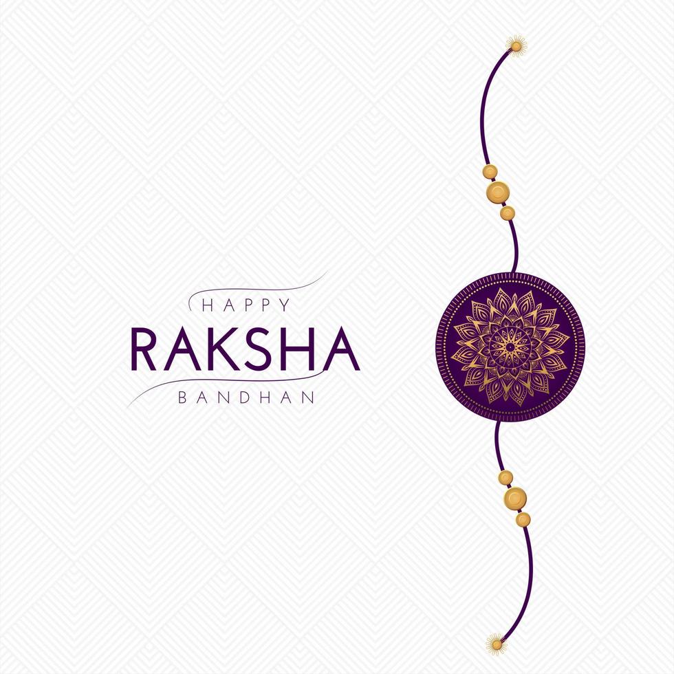 raksha bandhan Social-Media-Beitrag vektor