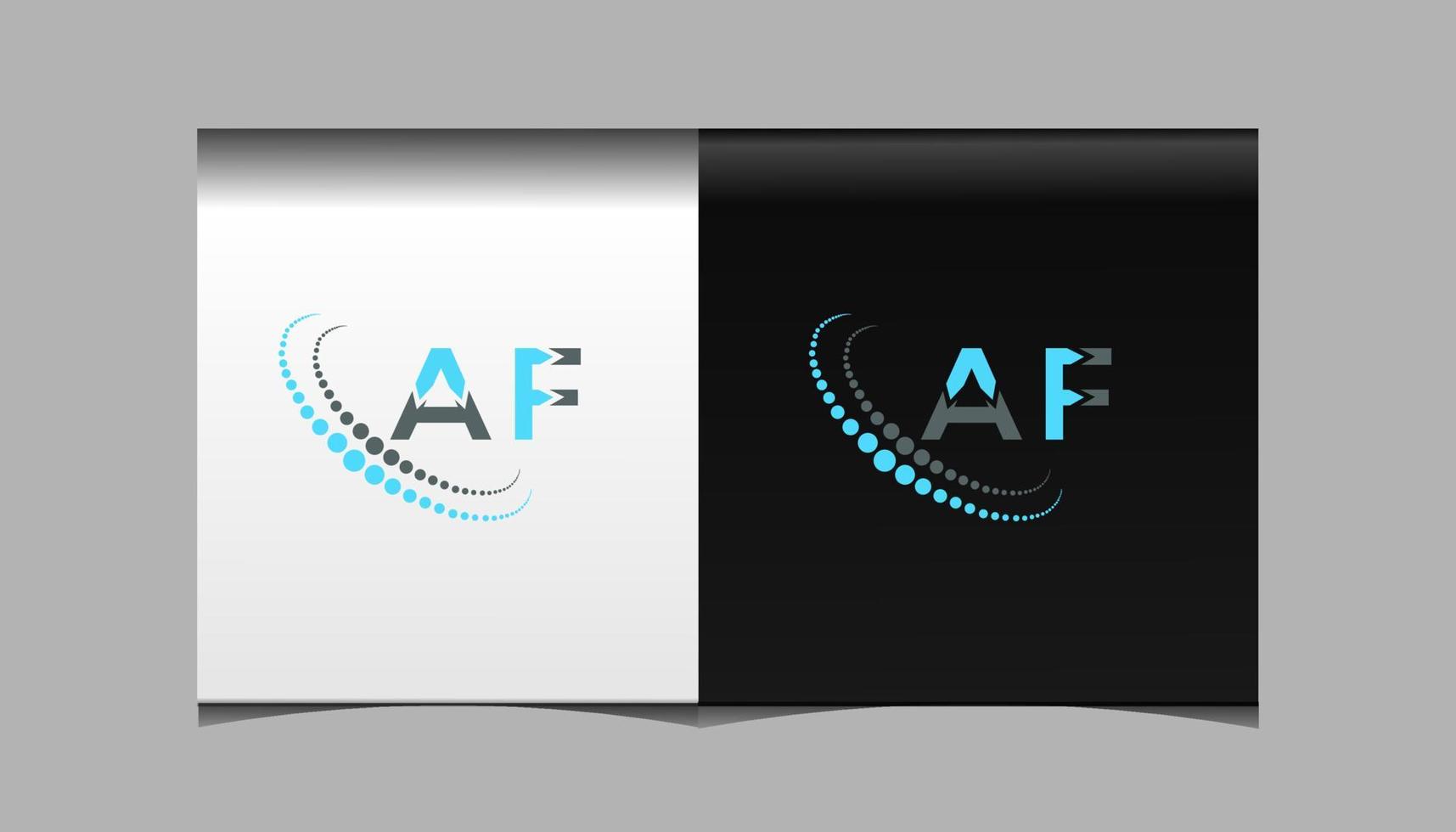 af letter logotyp kreativ design. av unik design. vektor