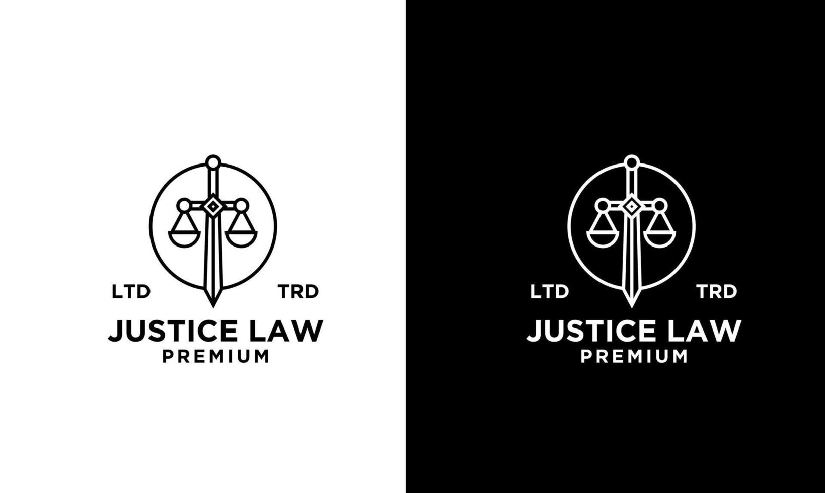 Logo-Icon-Design der Anwaltskanzlei für Cyber-Gerechtigkeit vektor