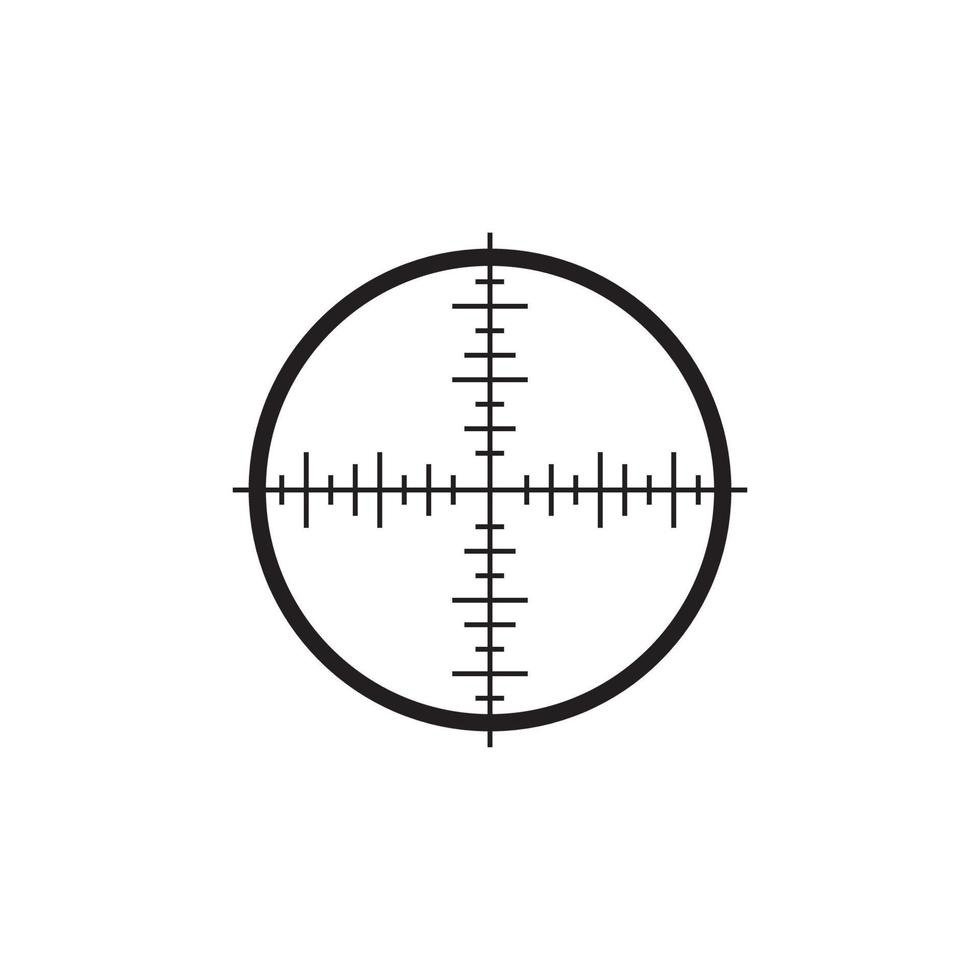 Zielbereichssymbol eps 10 vektor