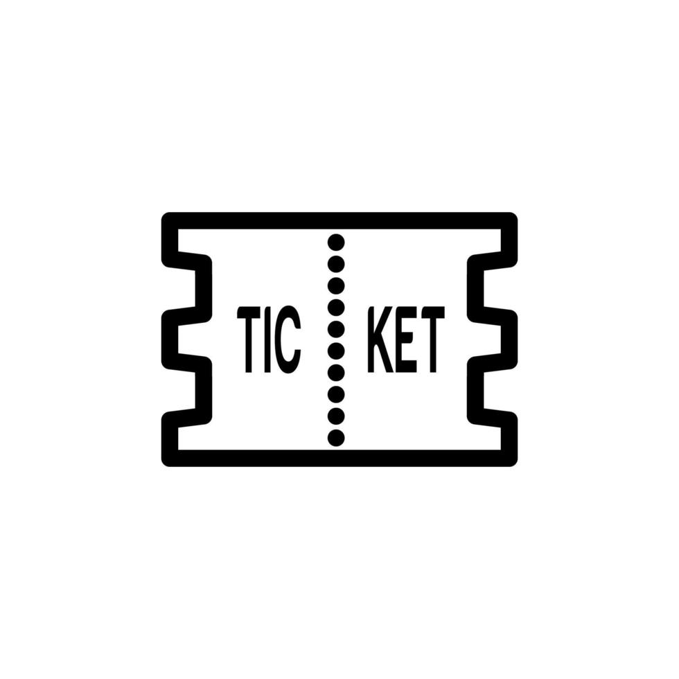 Ticket-Symbol eps 10 vektor