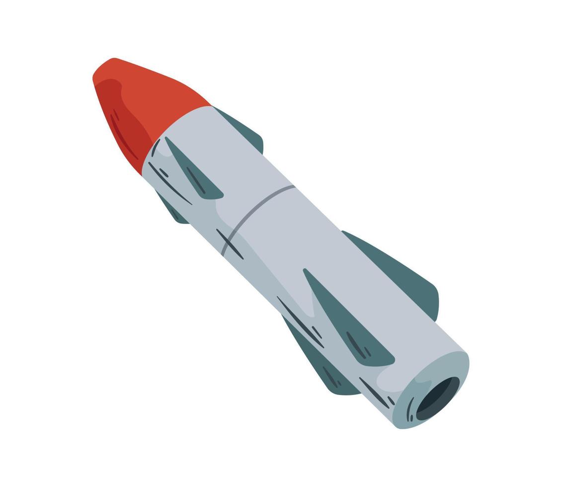 missil vapen ikon vektor
