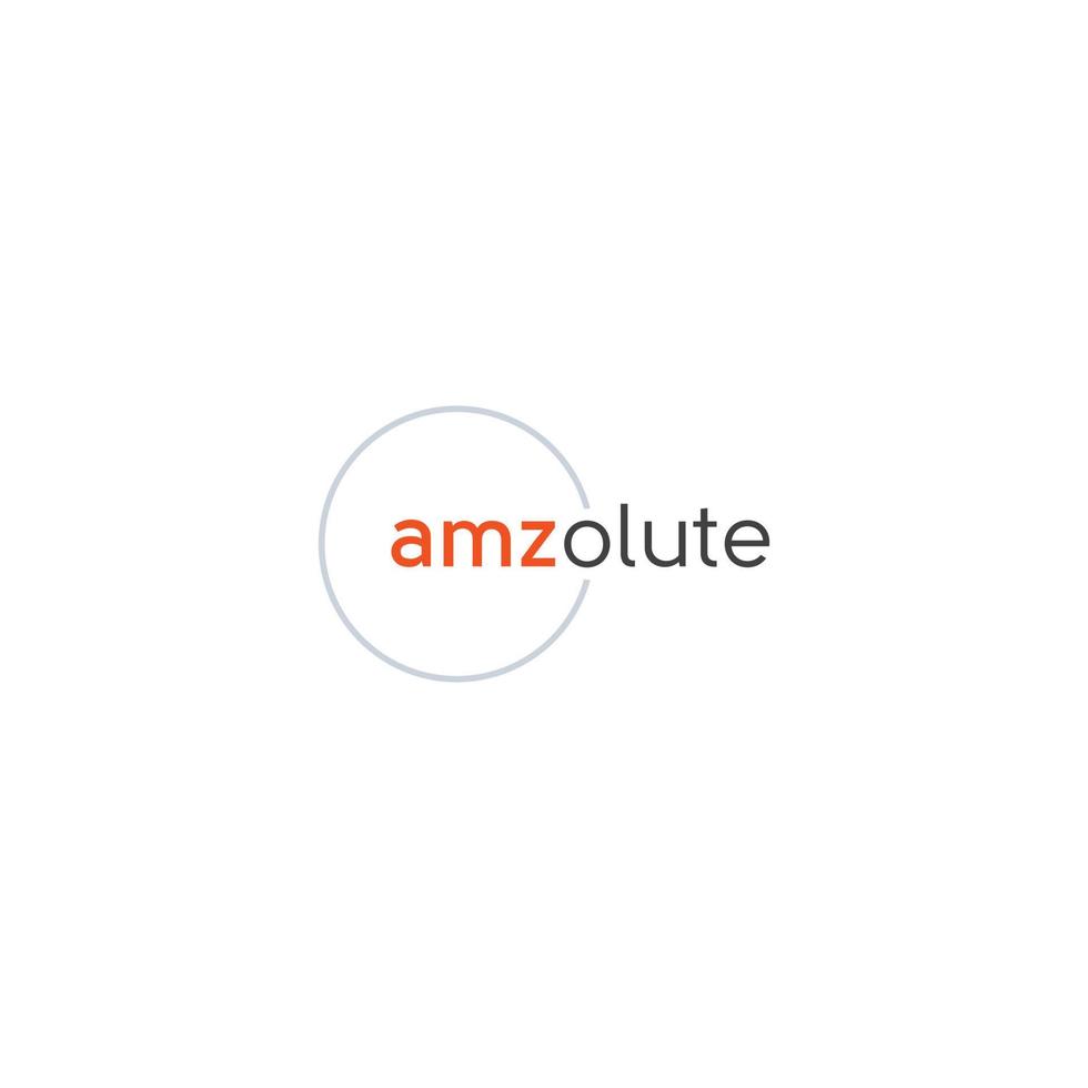amazon shop outlate business logotyp designmall vektor