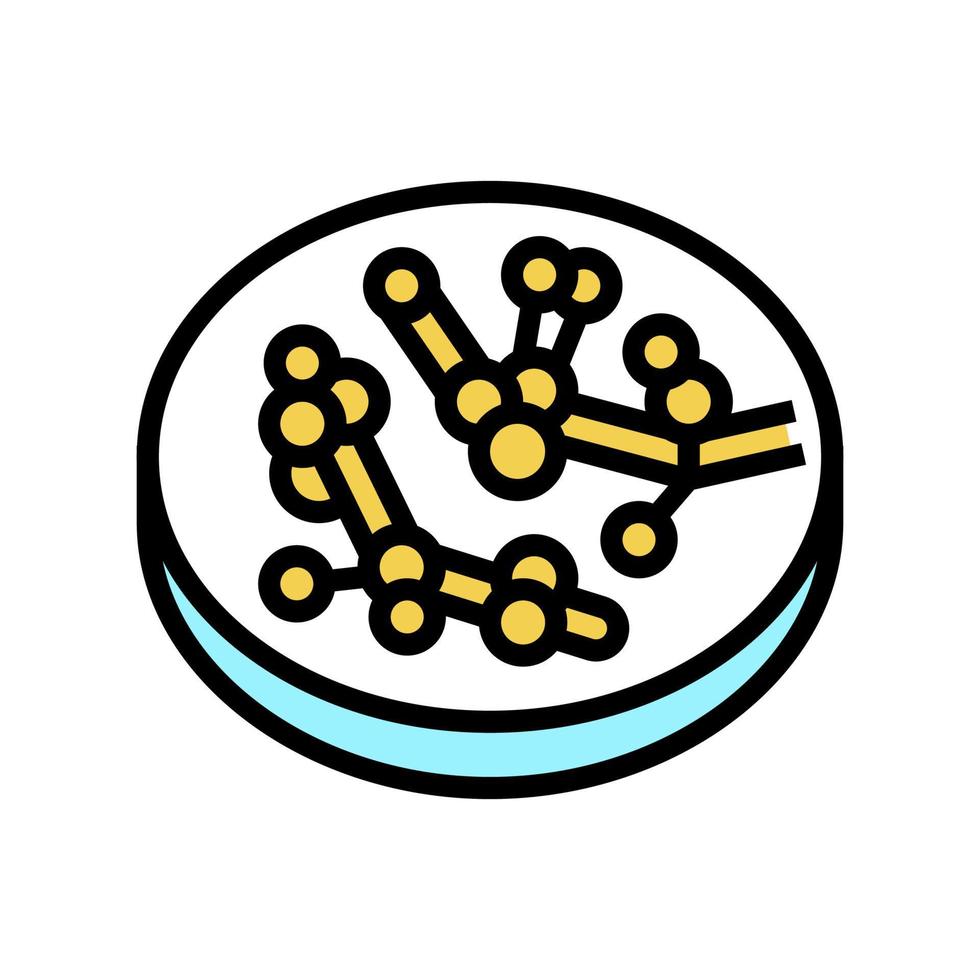 candida svampar albicans färg ikon vektor illustration