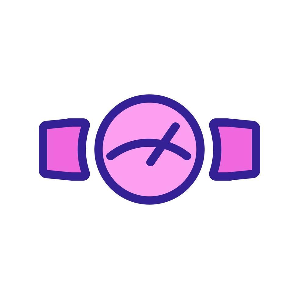 smartwatch ikon vektor. isolerade kontur symbol illustration vektor